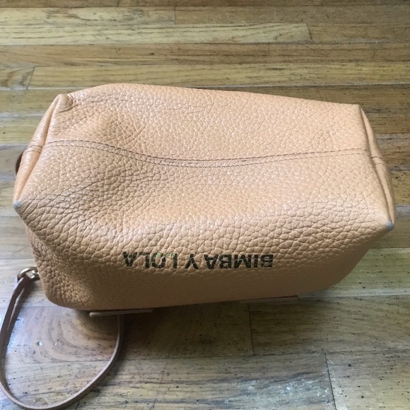 Bimba Y Lola Tan Leather Small Handbag Satchel - Picture 12 of 15